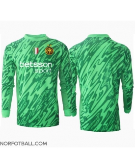 Billige Fotballdrakt Inter Milan Keeper Replika Hjemmedrakt 2024-25 Langermet